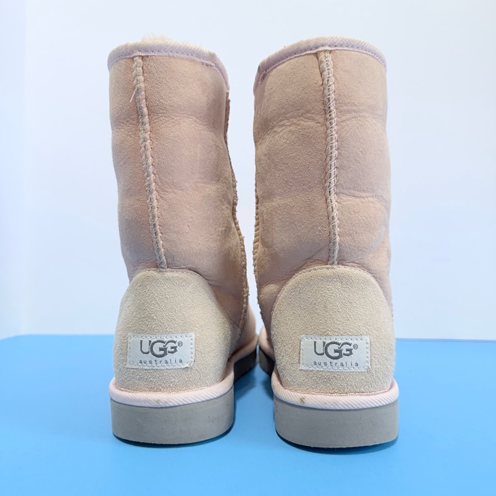 UGG Classic Tan Winter Boots Size Women 7 - Picture 6 of 14